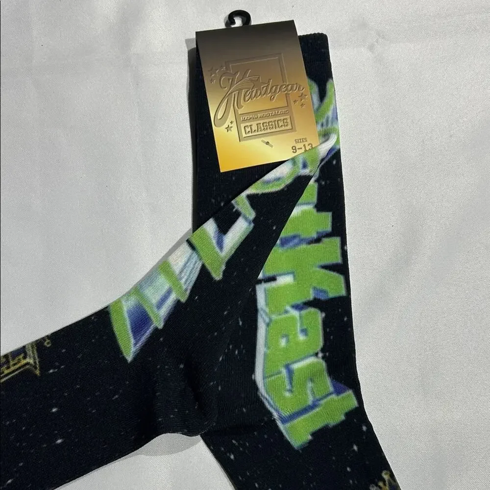 OutKast Black and Green Casual Socks - Picture 2 of 5